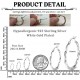 925 Sterling Silver Twisted Hoop Earrings For Women White Gold Plated Small Hoop Earrings Lightweight Huggie Hinged Hoop Earring 925 Sterling Silver Twisted Hoop Earrings For Women White Gold Plated Small Hoop Earrings Lightweight Huggie Hinged Hoop Earring